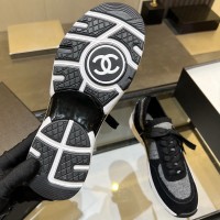 Кроссовки Chanel из замши и трикотажа PREMIUM качества