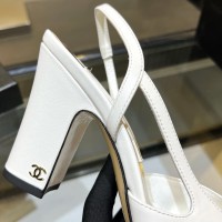 Кожаные туфли Chanel с цепочной отделкой PREMIUM качества