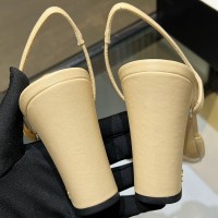 Кожаные туфли Chanel с цепочной отделкой PREMIUM качества