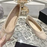 Балетки Chanel с плетеным узором PREMIUM качества