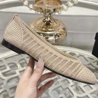 Балетки Chanel с плетеным узором PREMIUM качества
