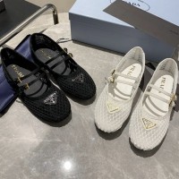 Сетчатые балетки Prada Mary Jane