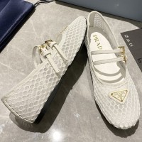 Сетчатые балетки Prada Mary Jane