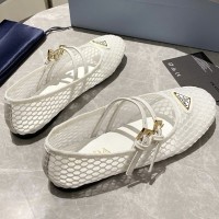 Сетчатые балетки Prada Mary Jane