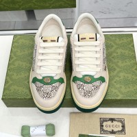 Кроссовки Gucci Screenerс с кристаллами PREMIUM качества
