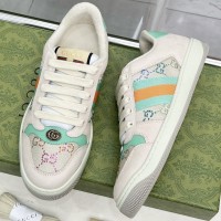Кроссовки Gucci Screenerс с кристаллами PREMIUM качества