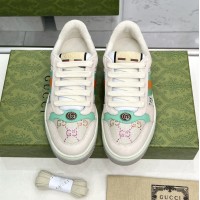 Кроссовки Gucci Screenerс с кристаллами PREMIUM качества