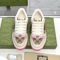Кроссовки Gucci Screenerс с кристаллами PREMIUM качества