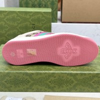 Кроссовки Gucci Screenerс с кристаллами PREMIUM качества