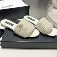 Сандалии Chanel с жемчужными бусинами PREMIUM качества