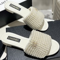 Сандалии Chanel с жемчужными бусинами PREMIUM качества