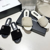 Сандалии Chanel с жемчужными бусинами PREMIUM качества