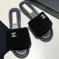 Сандалии Chanel с жемчужными бусинами PREMIUM качества