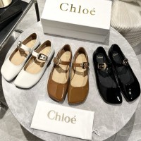 Лакированные балетки Chloe с пряжкой PREMIUM качества