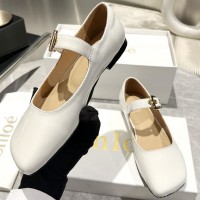 Лакированные балетки Chloe с пряжкой PREMIUM качества