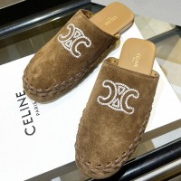 Замшевые сабо Celine Marlou PREMIUM качества