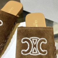 Замшевые сабо Celine Marlou PREMIUM качества