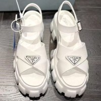 Резиновые сандалии Prada Monolith