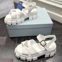 Резиновые сандалии Prada Monolith