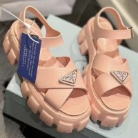Резиновые сандалии Prada Monolith