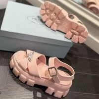 Резиновые сандалии Prada Monolith