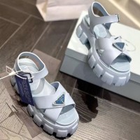 Резиновые сандалии Prada Monolith