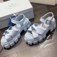Резиновые сандалии Prada Monolith