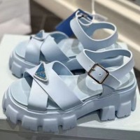 Резиновые сандалии Prada Monolith