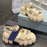 Резиновые сандалии Prada Monolith