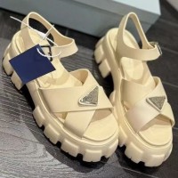 Резиновые сандалии Prada Monolith