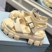 Резиновые сандалии Prada Monolith