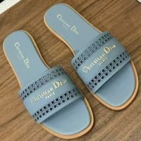 Шлепанцы Dior с перфорированным узором PREMIUM качества