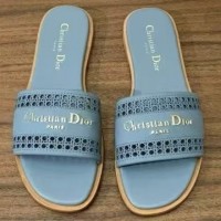 Шлепанцы Dior с перфорированным узором PREMIUM качества