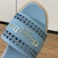 Шлепанцы Dior с перфорированным узором PREMIUM качества