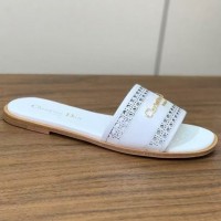 Шлепанцы Dior с перфорированным узором PREMIUM качества