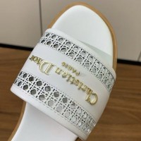 Шлепанцы Dior с перфорированным узором PREMIUM качества