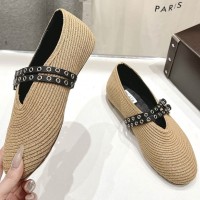 Балетки Alaïa из рафии PREMIUM качества