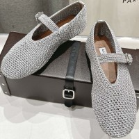 Балетки Alaïa из трикотажного люрекса PREMIUM качества