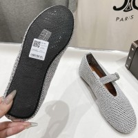 Балетки Alaïa из трикотажного люрекса PREMIUM качества
