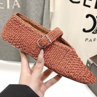 Балетки Alaïa из трикотажного люрекса PREMIUM качества