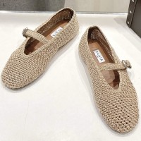 Балетки Alaïa из трикотажного люрекса PREMIUM качества