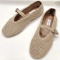 Балетки Alaïa из трикотажного люрекса PREMIUM качества
