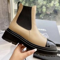 Кожаные ботинки Chanel
