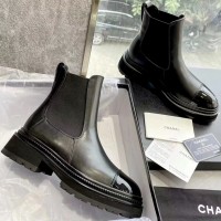 Кожаные ботинки Chanel
