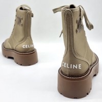 Ботинки Celine из кожи и нейлона