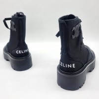 Ботинки Celine из кожи и нейлона