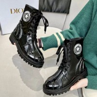 Ботинки Dior со шнуровкой и эмблемой