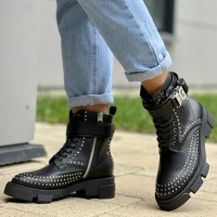 Кожаные ботинки Givenchy Terra с заклепками