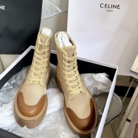 Комбинированные ботинки Celine PREMIUM качества