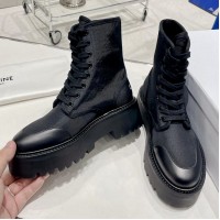 Комбинированные ботинки Celine PREMIUM качества